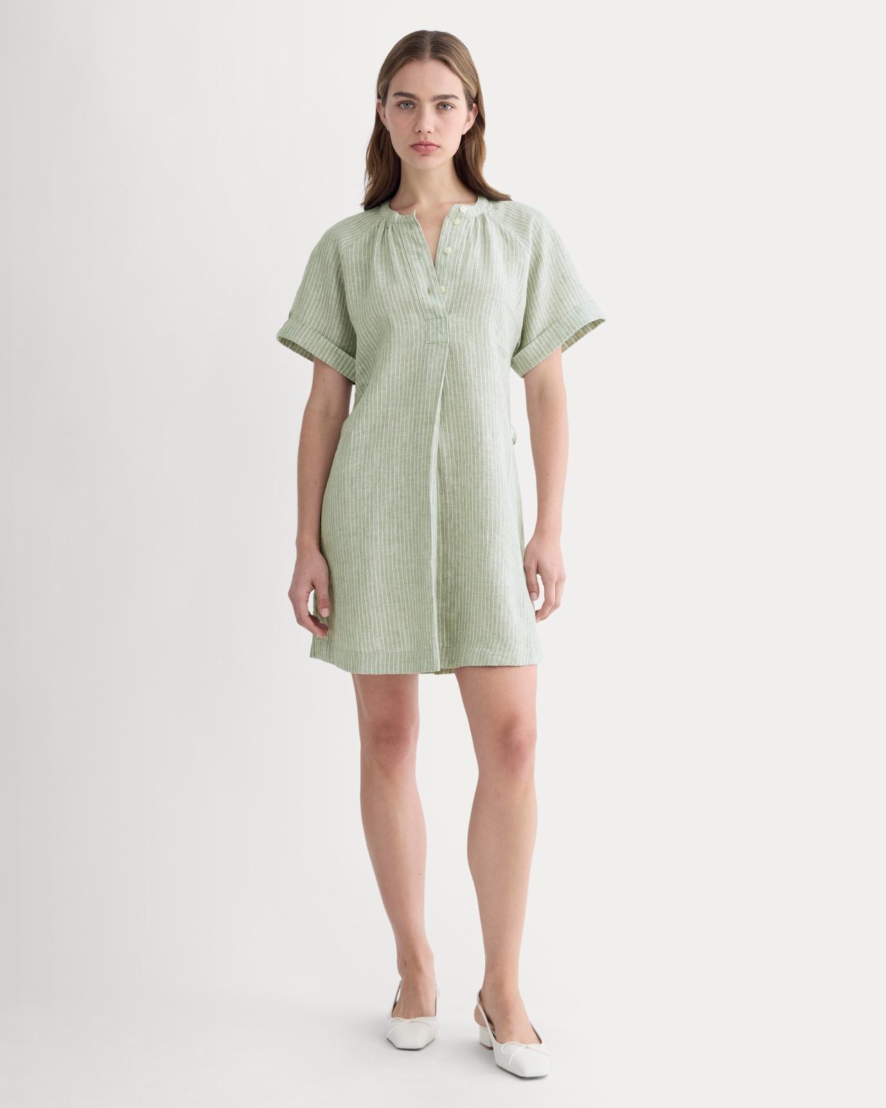 The Popover Dress in Linen Product Image