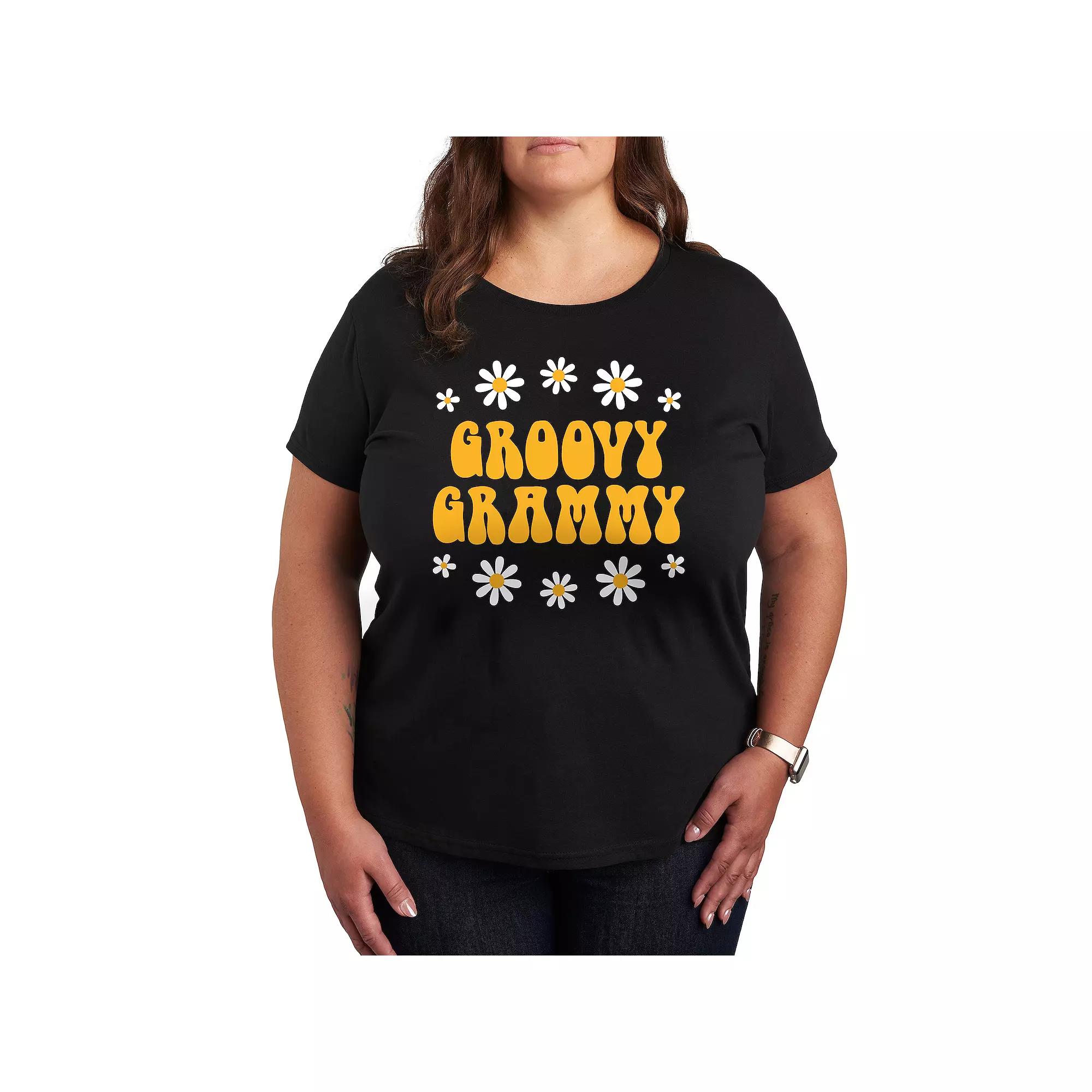 Plus Groovy Grammy Graphic Tee, Women's,  Product Image