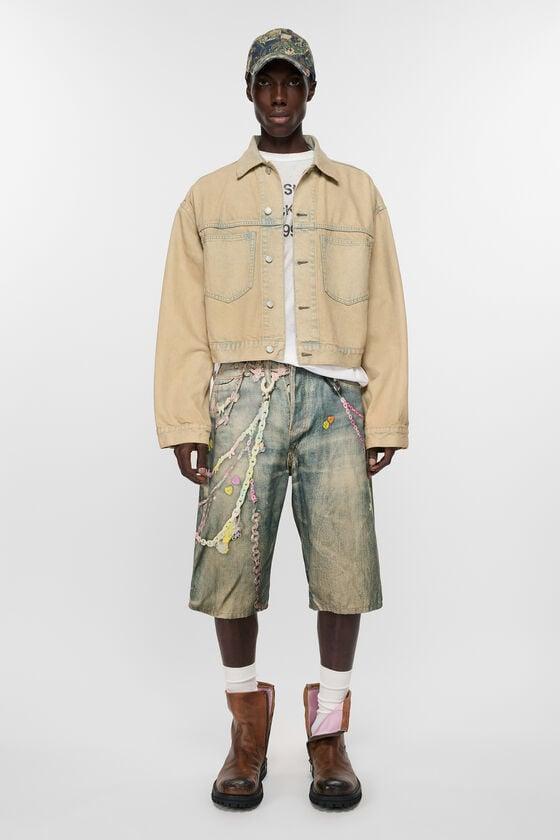 Denim jacket - Oversized cropped fit Product Image