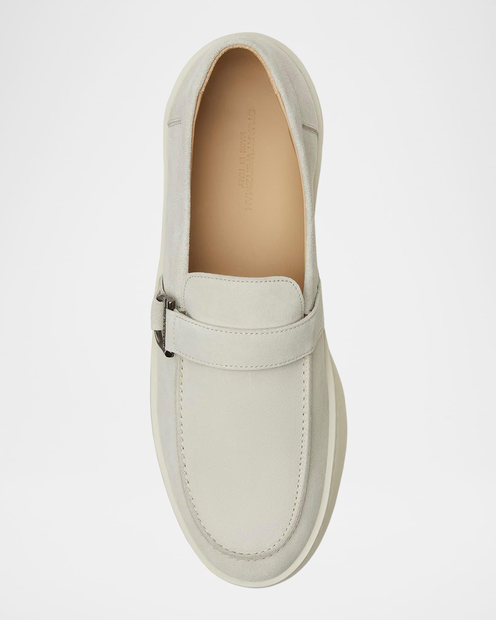 Men's Hamptons Suede Buckle Loafers Product Image