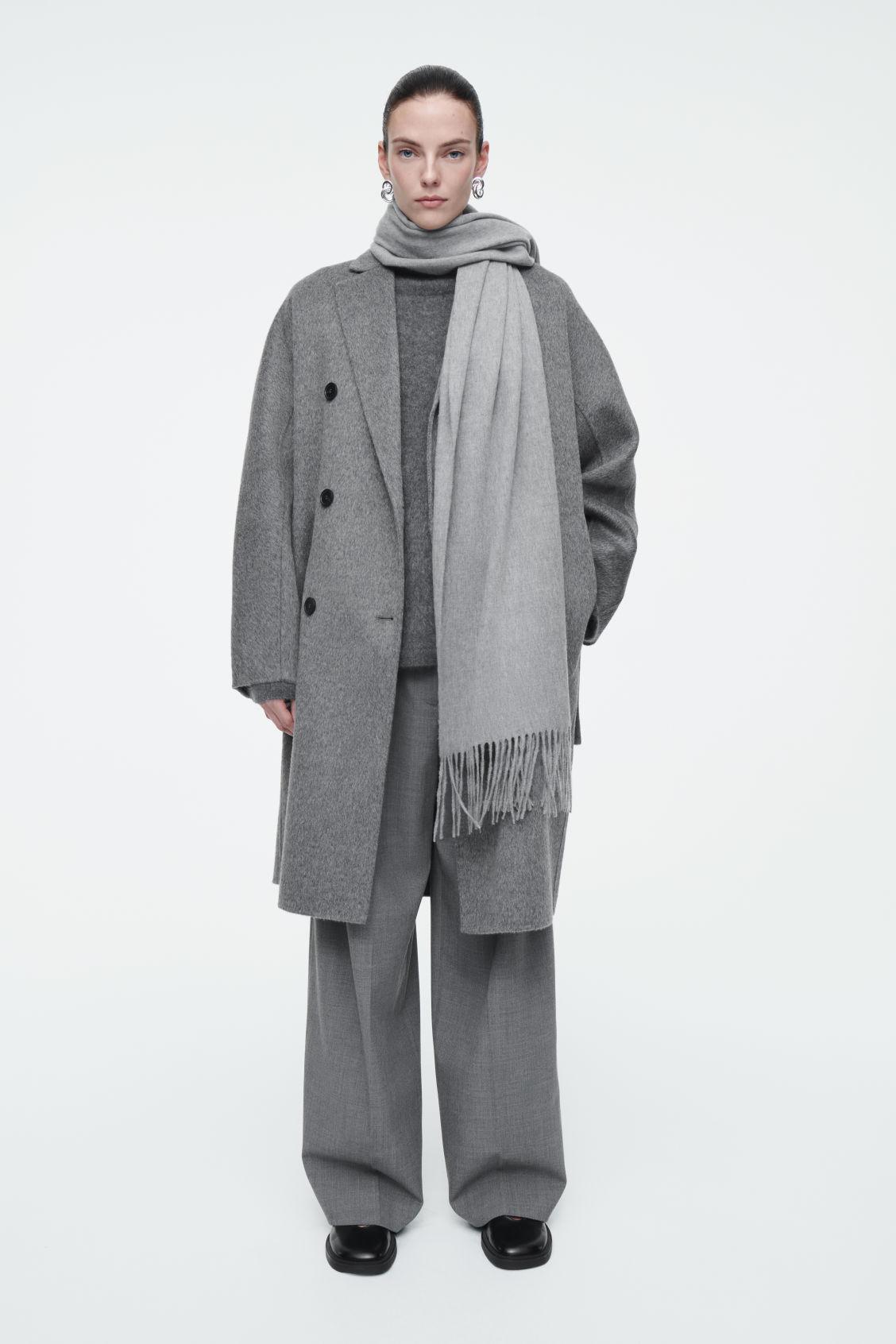 FRINGED WOOL SCARF Product Image