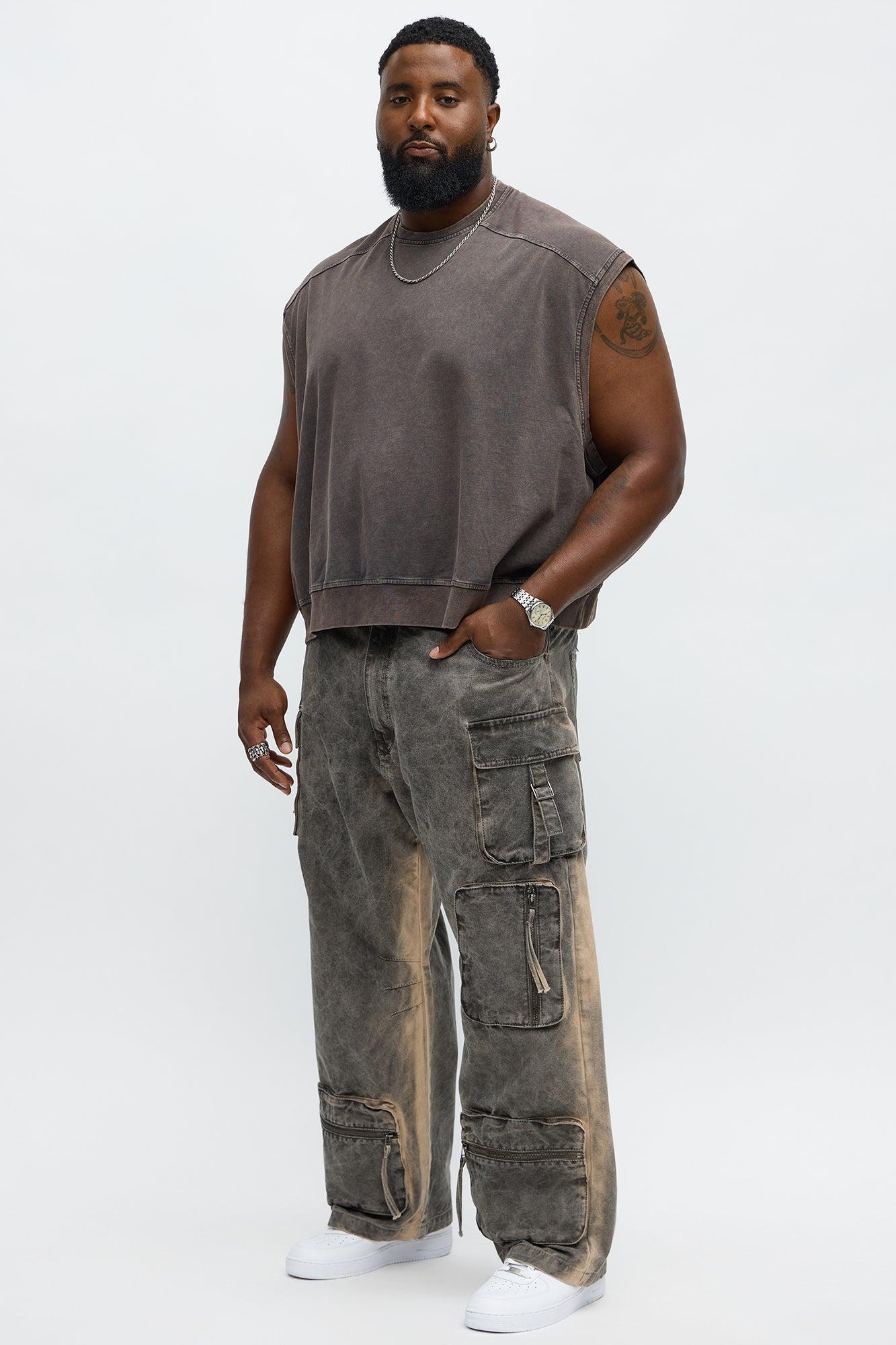 Baggy Go Now Cargo Pant - Grey Product Image