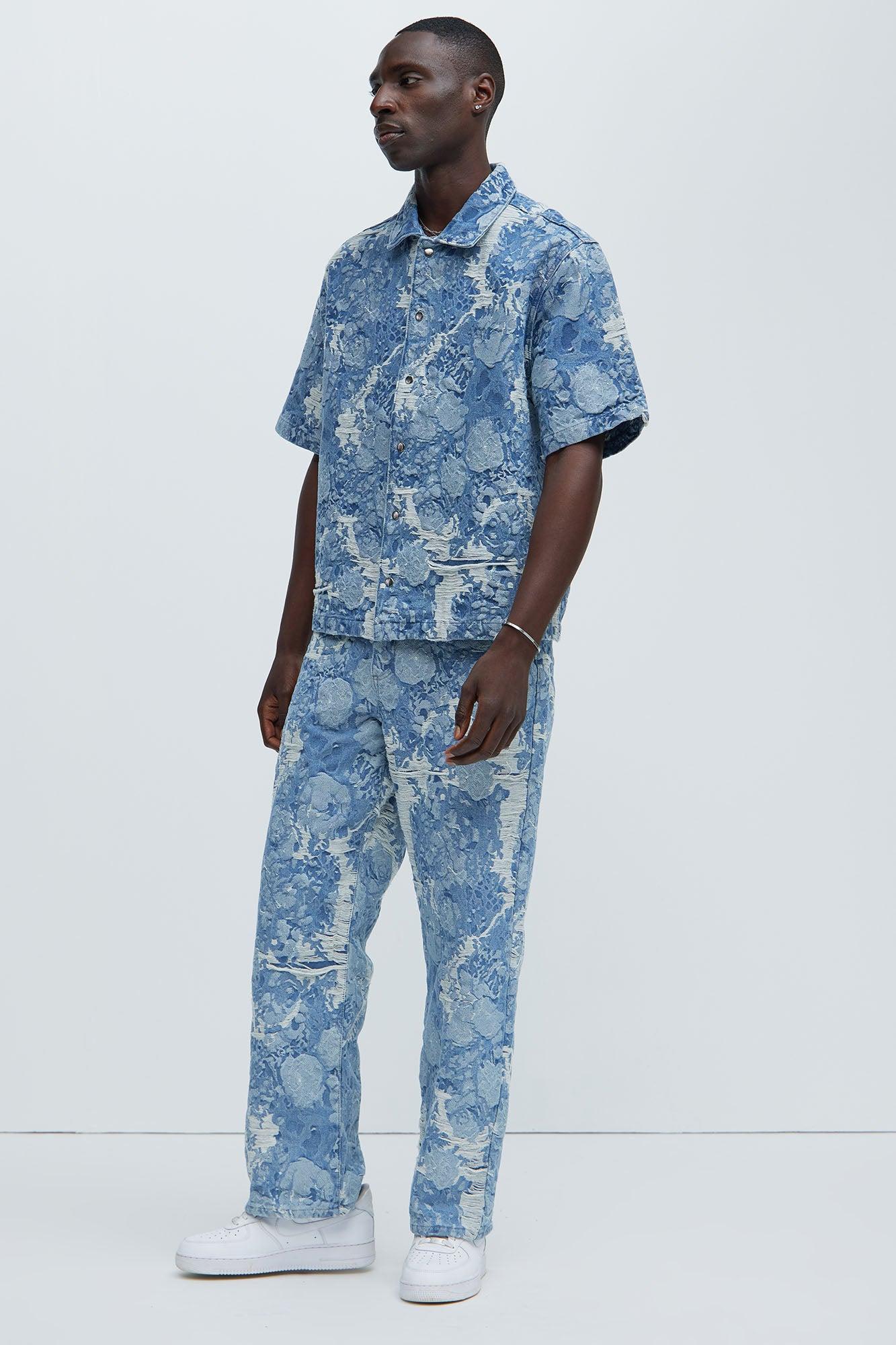 Inspired Straight Jeans - Light Wash Product Image