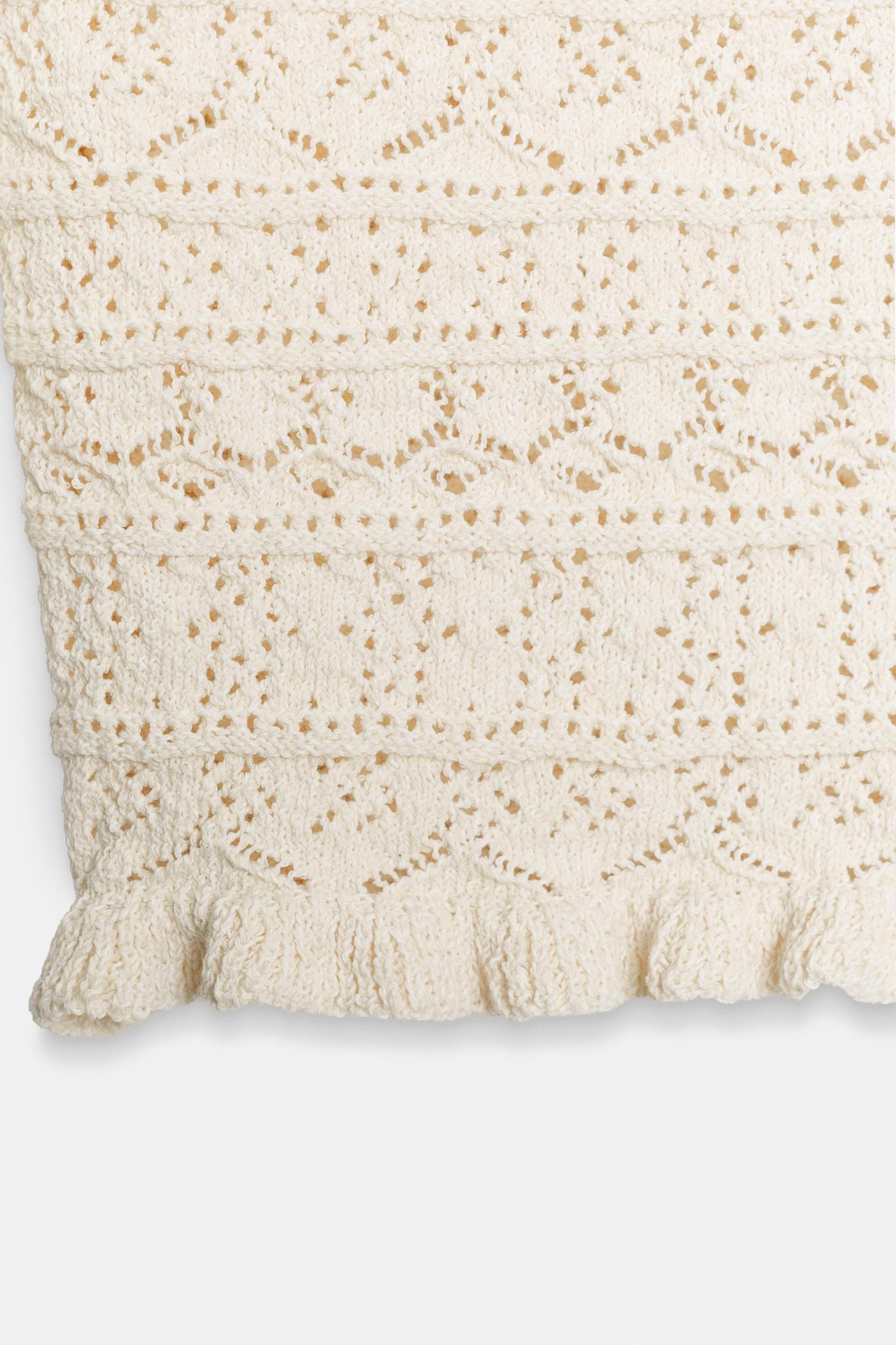 COMBINATION PUFF SLEEVE KNIT JUMPER Product Image