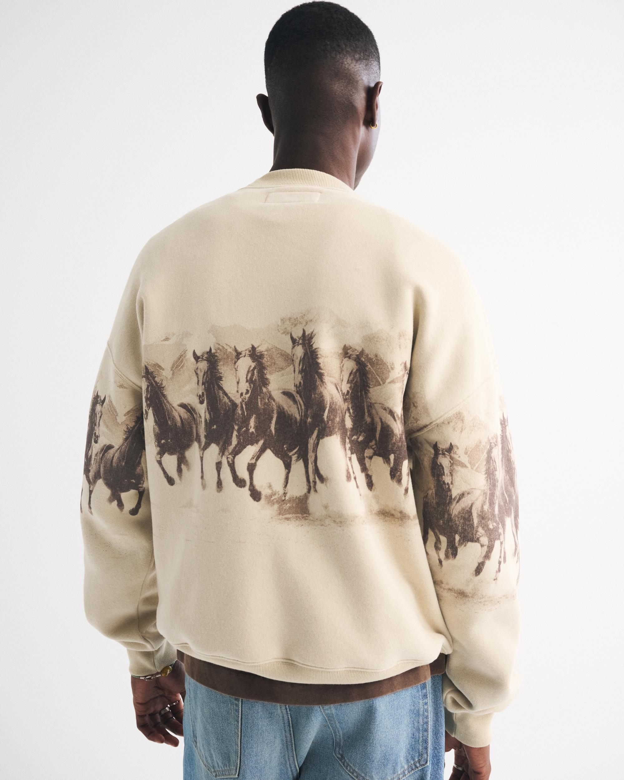 Western Graphic Popover Hoodie Product Image