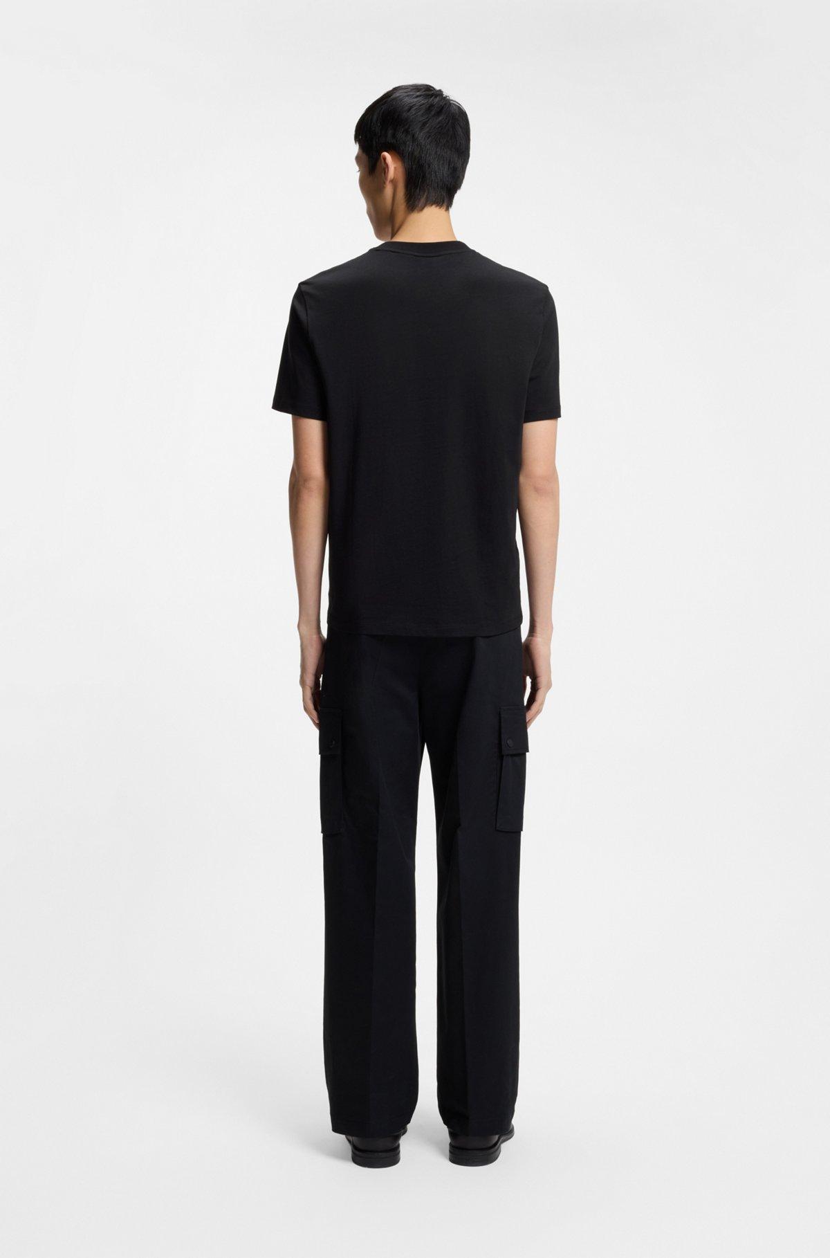 Cotton-jersey T-shirt with puff-print logo Product Image