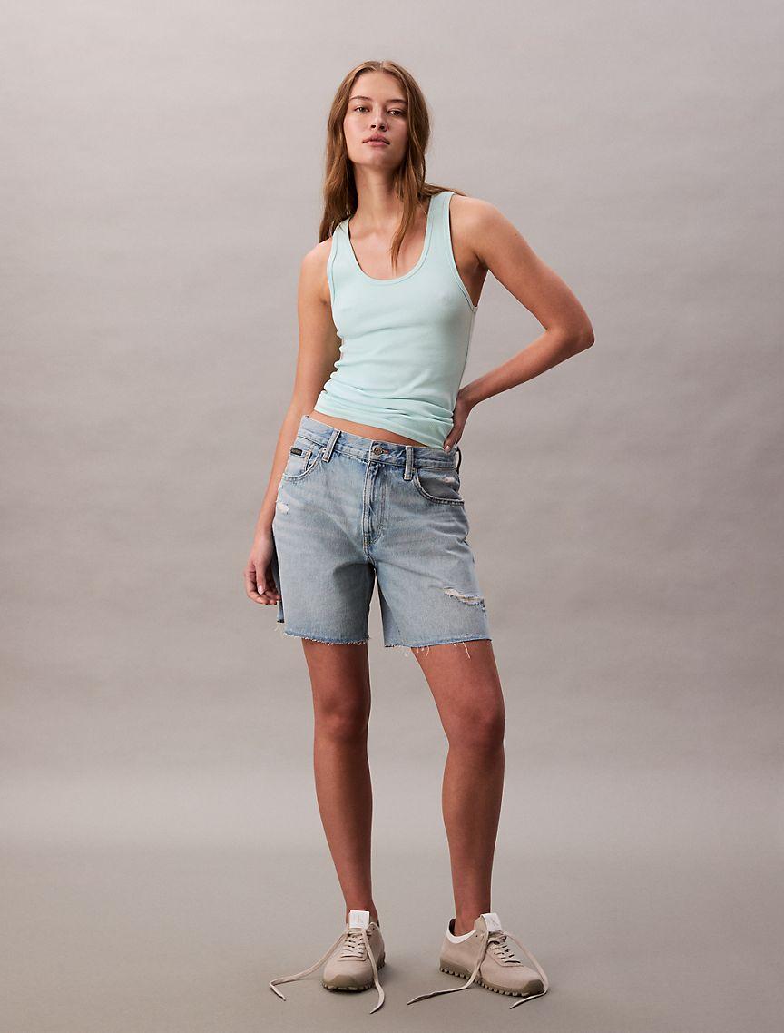 Cotton Contour Rib Tank Product Image