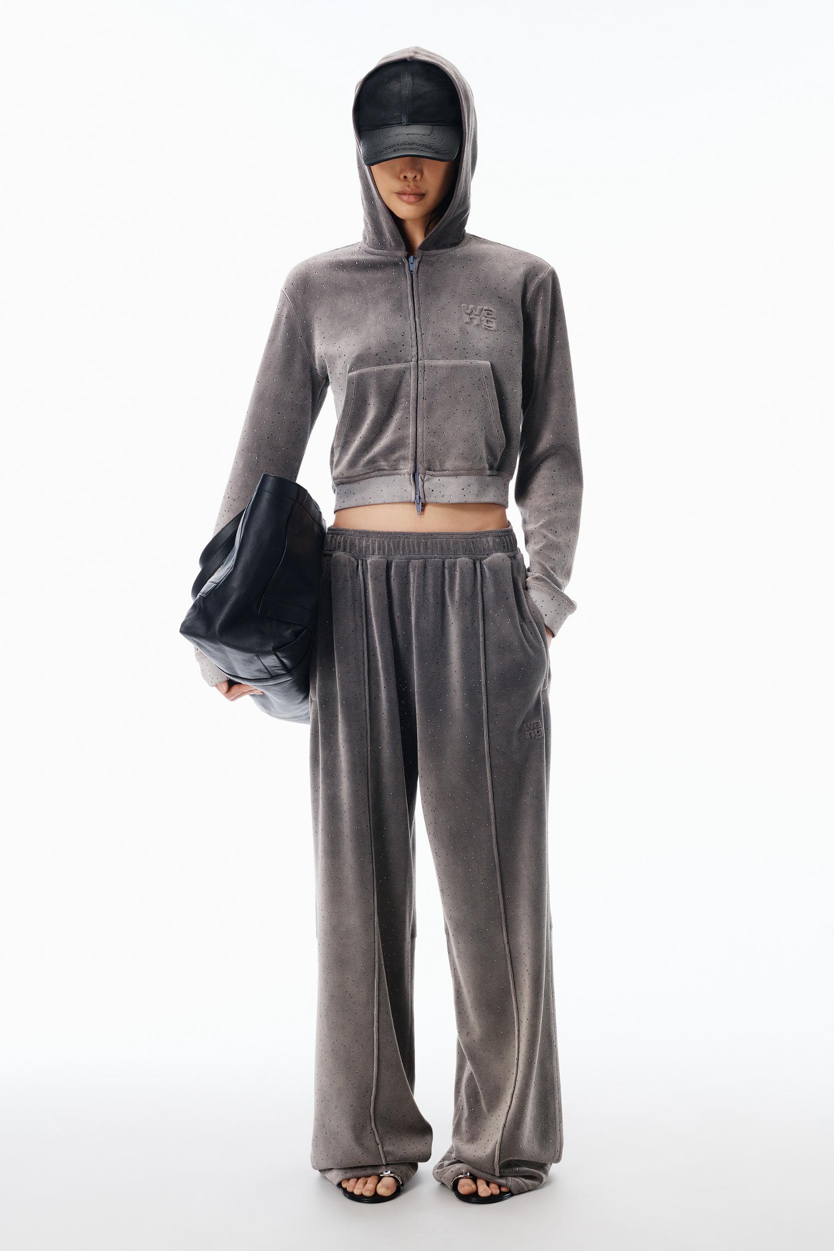 Mid-rise Belted Sweatpant In Terry Oversized  Product Image