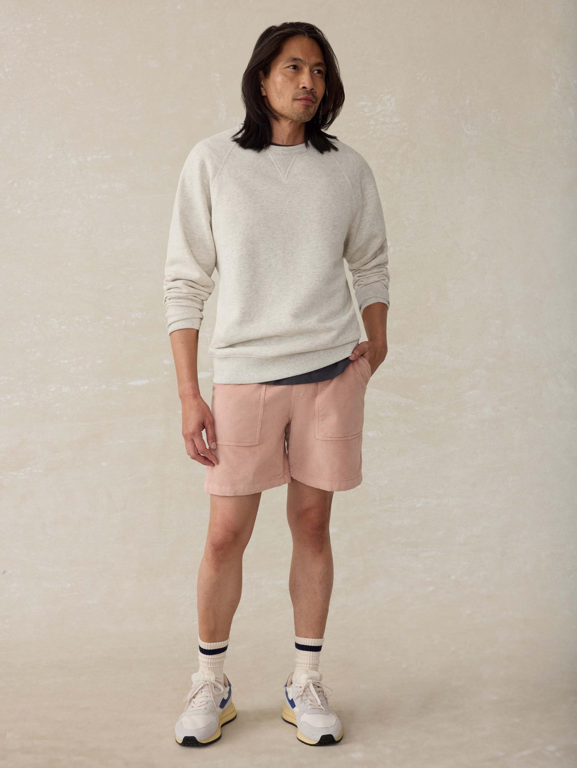 Corduroy Drawstring Utility Short - Coral Dawn Male Product Image