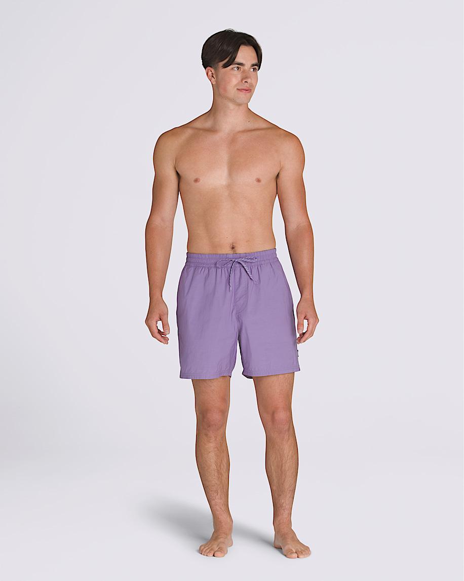 Primary Solid Elastic 17'' Boardshorts in Purple Haze| Vans US Product Image