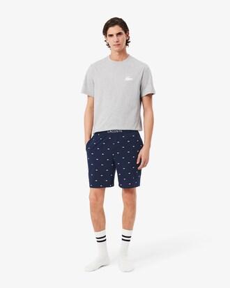 Straight Fit Printed Pyjama Shorts Product Image