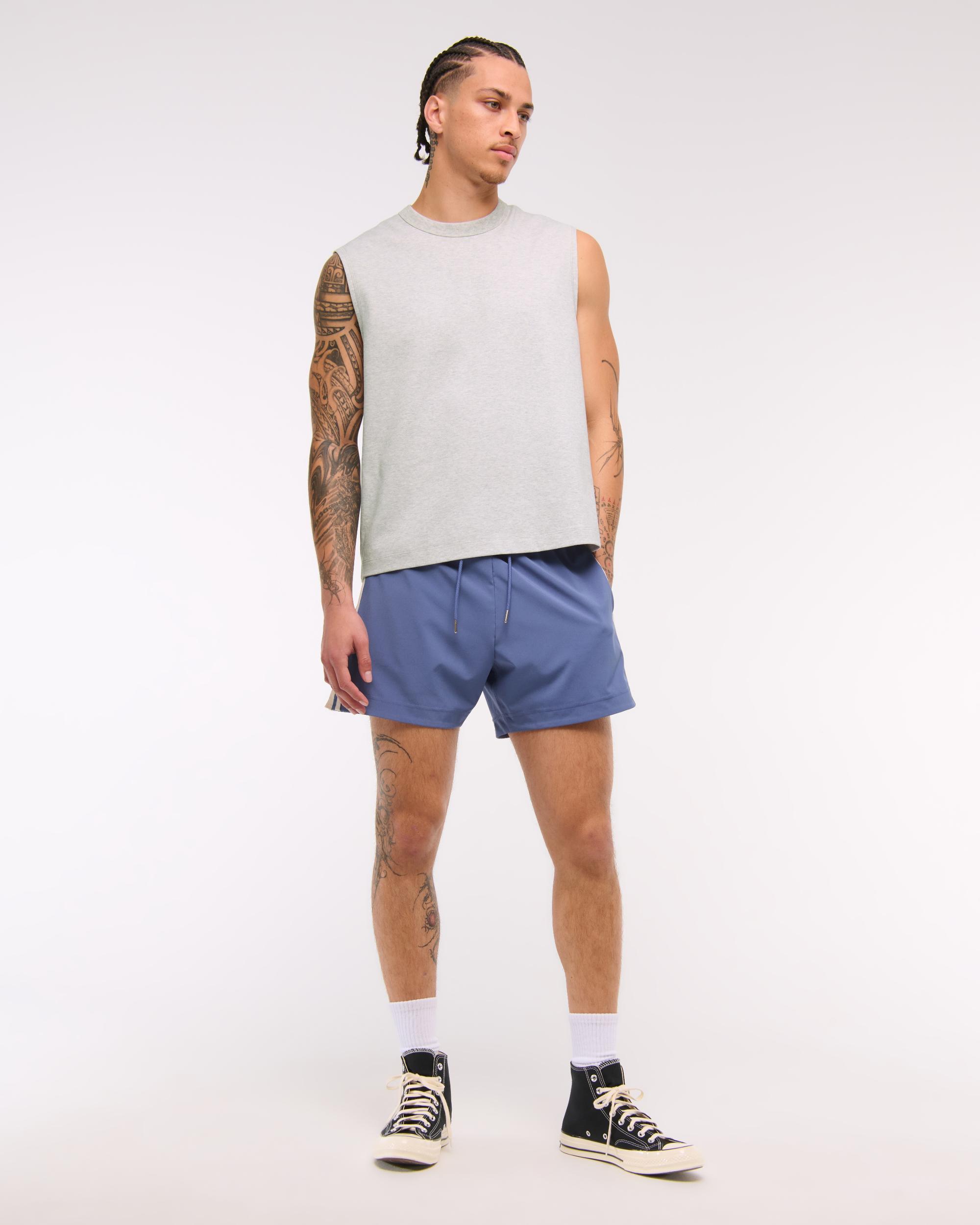 YPB Active Cropped Heavyweight Cotton Tank Product Image