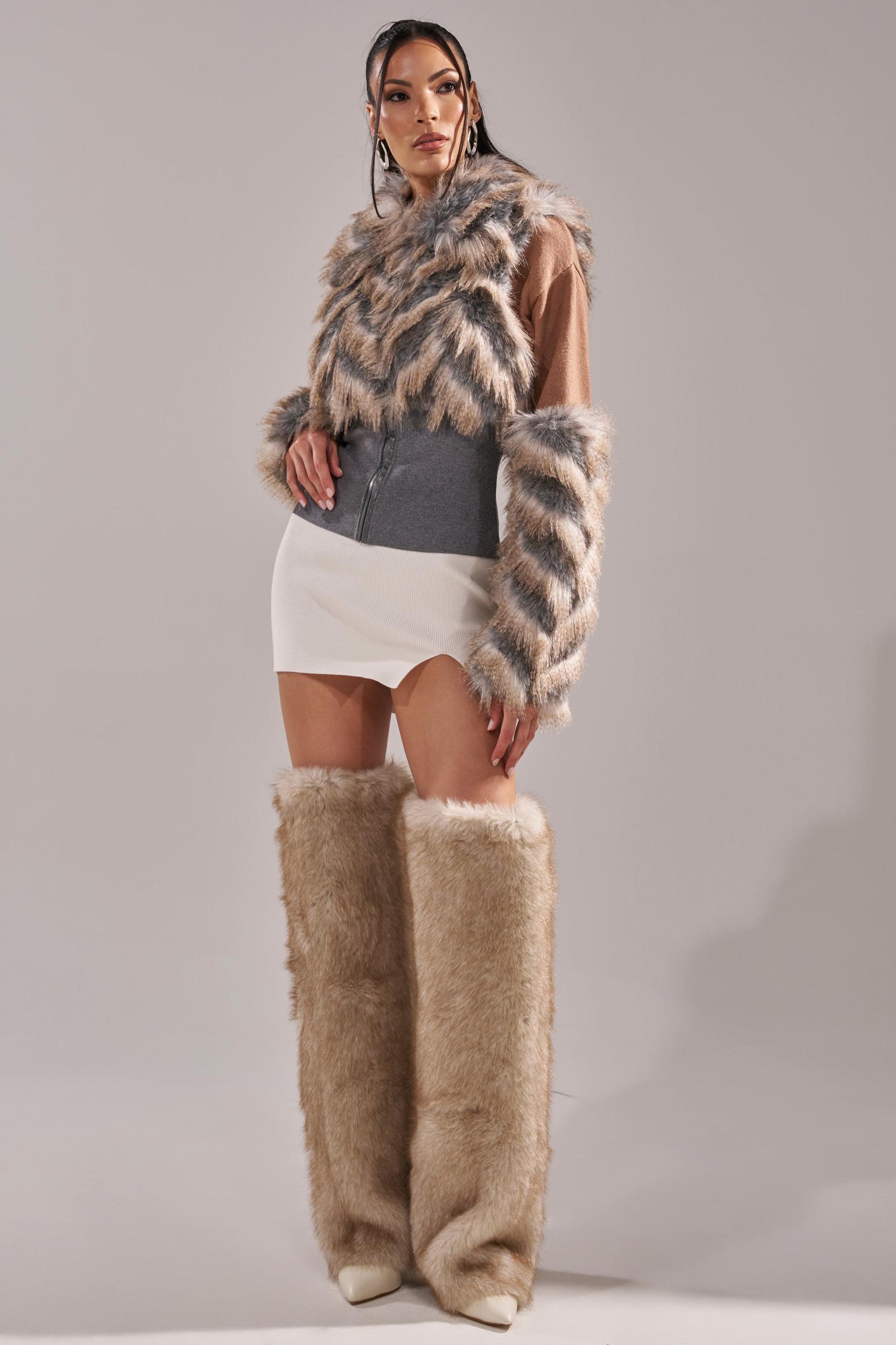 NEW SENSATION FUR TOP Product Image