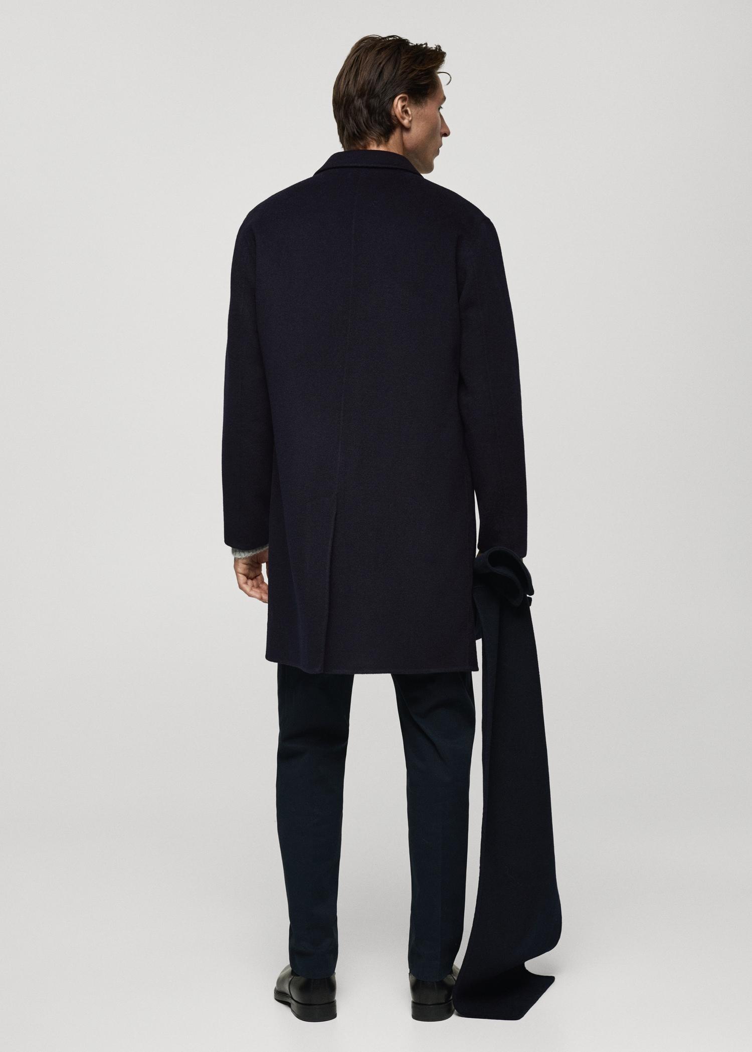 Handmade wool coat - Men | MANGO USA Product Image