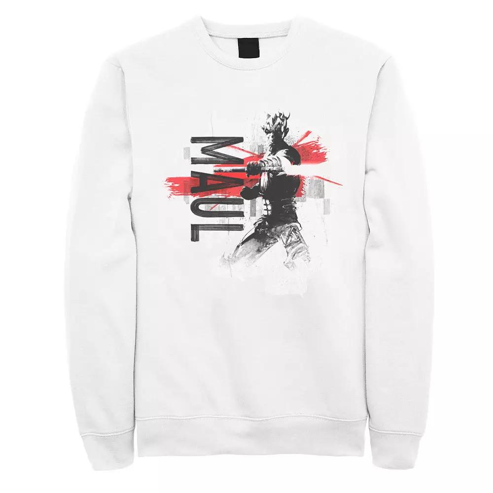 Men's Star Wars The Clone Wars Darth Maul Potrait Sweatshirt,  Product Image