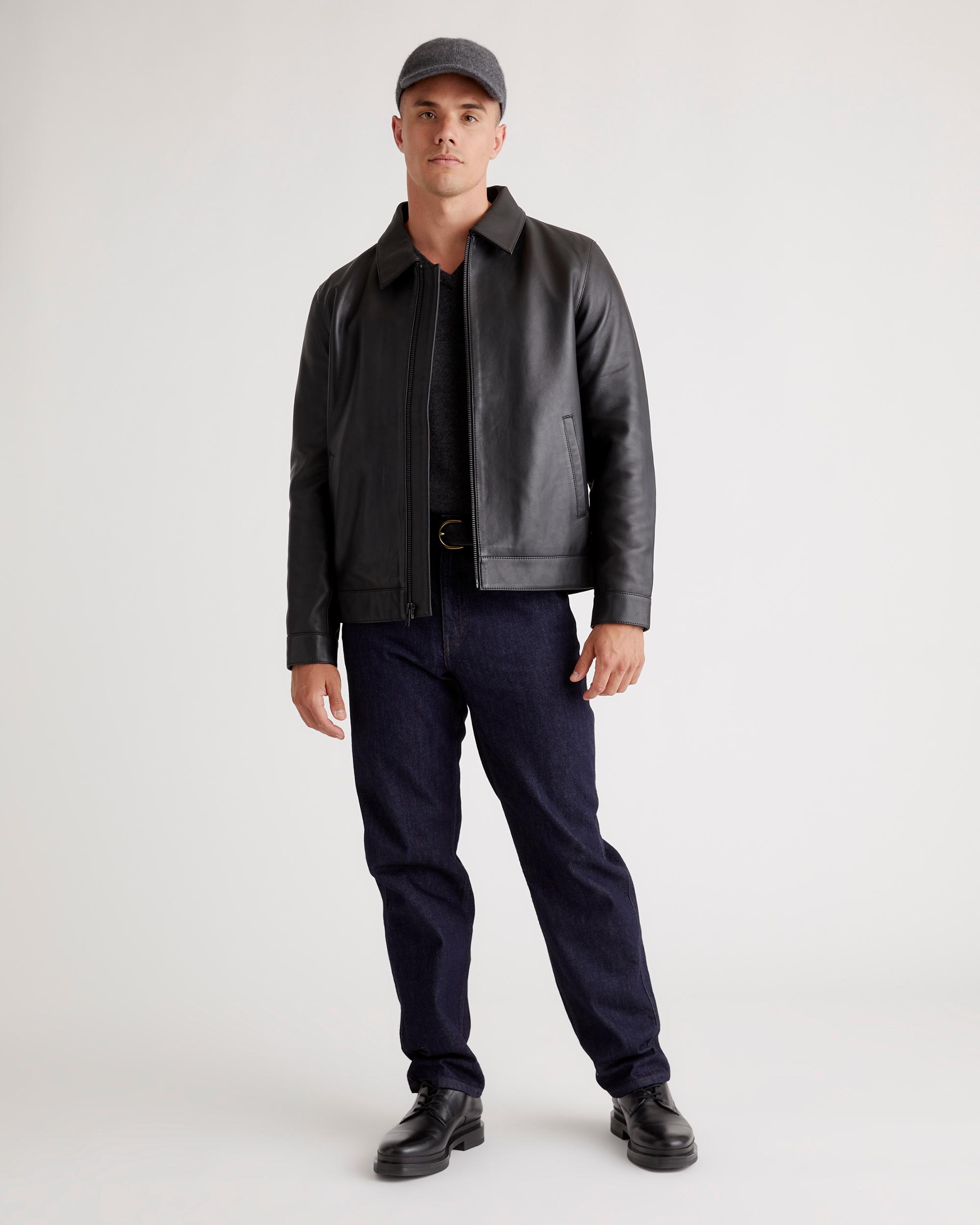 Quince | Men's Harrington Jacket Leather Product Image