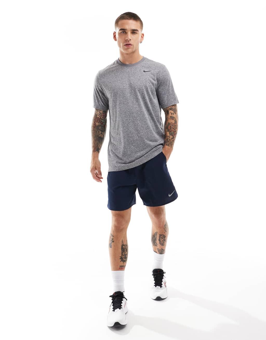 Nike Training Dri-Fit Reset t-shirt in gray Product Image