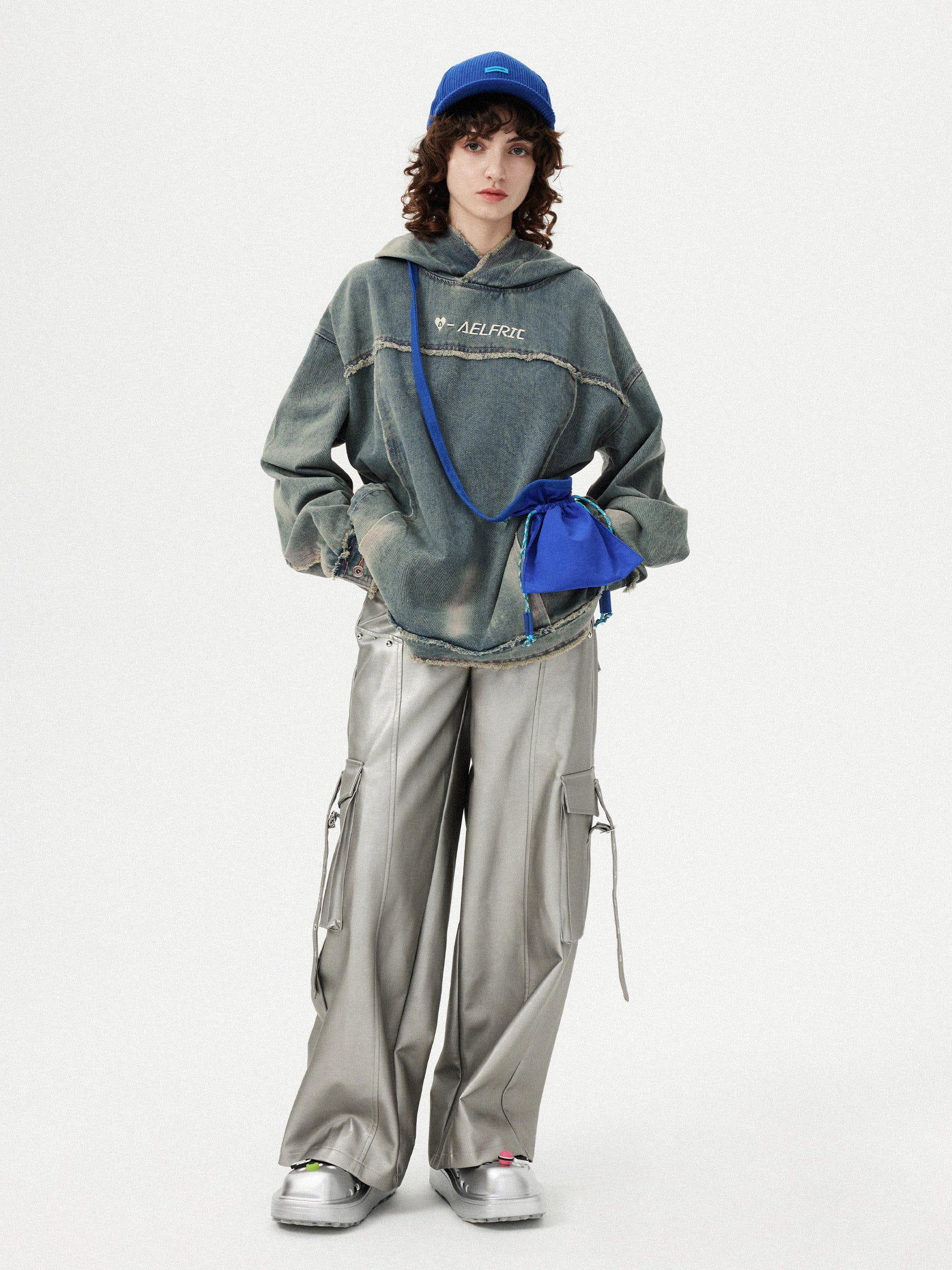 Aelfric Eden Denim Washed Hoodie Product Image