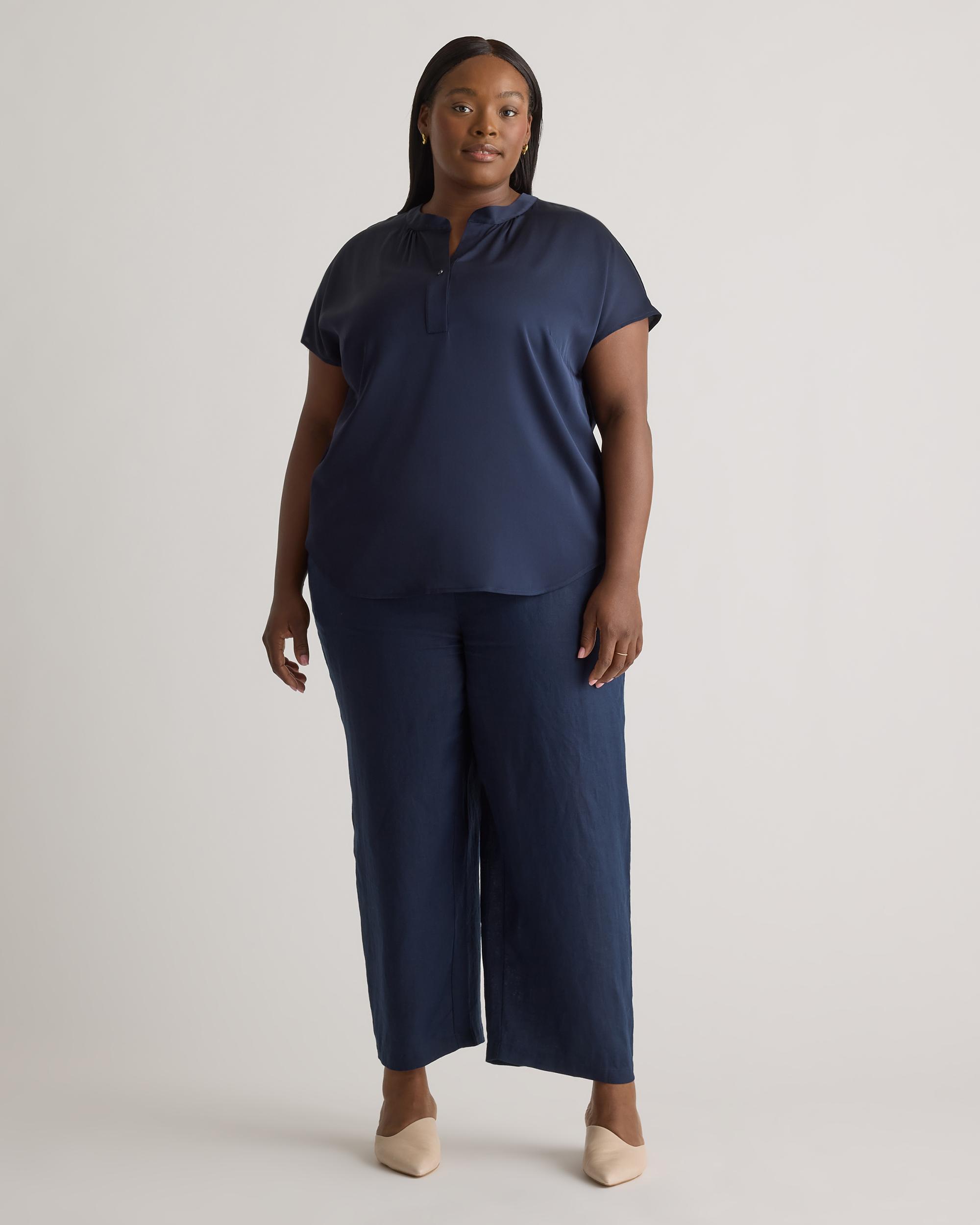 Quince | Women's Washable Stretch Silk Dolman Sleeve Blouse Mulberry Silk Product Image