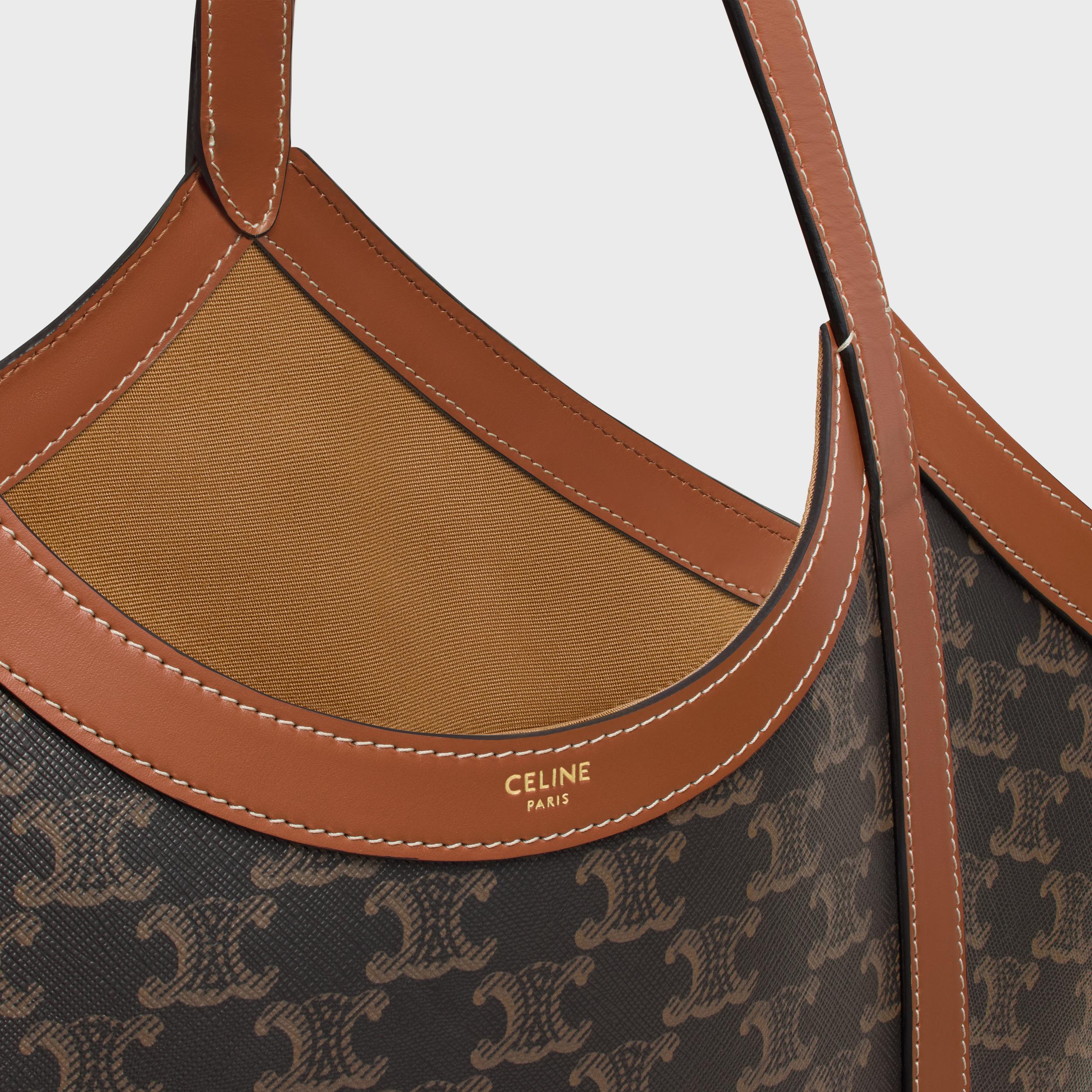 LARGE CABAS IN Triomphe canvas and calfskin Product Image