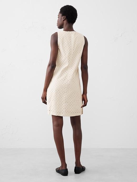 Eyelet Mini Shift Dress Product Image