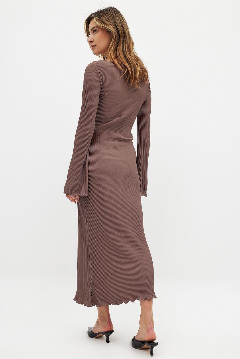 Pleated Midi Dress Product Image