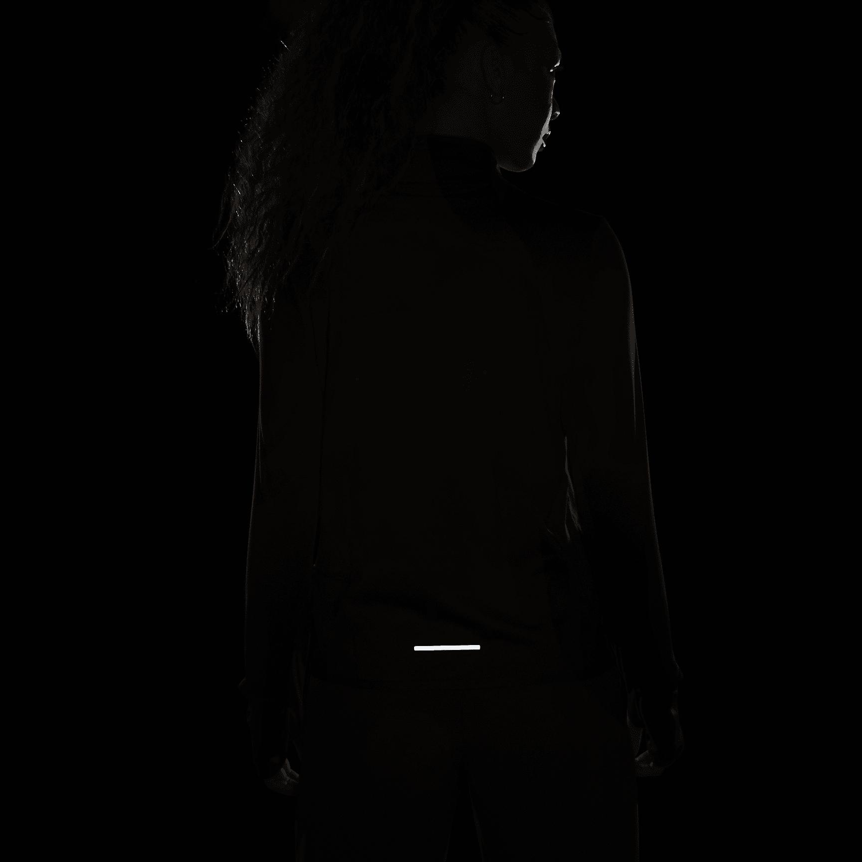 Nike Womens Swift Element UV Protection 1/4-Zip Running Top | FB4316-010 Product Image