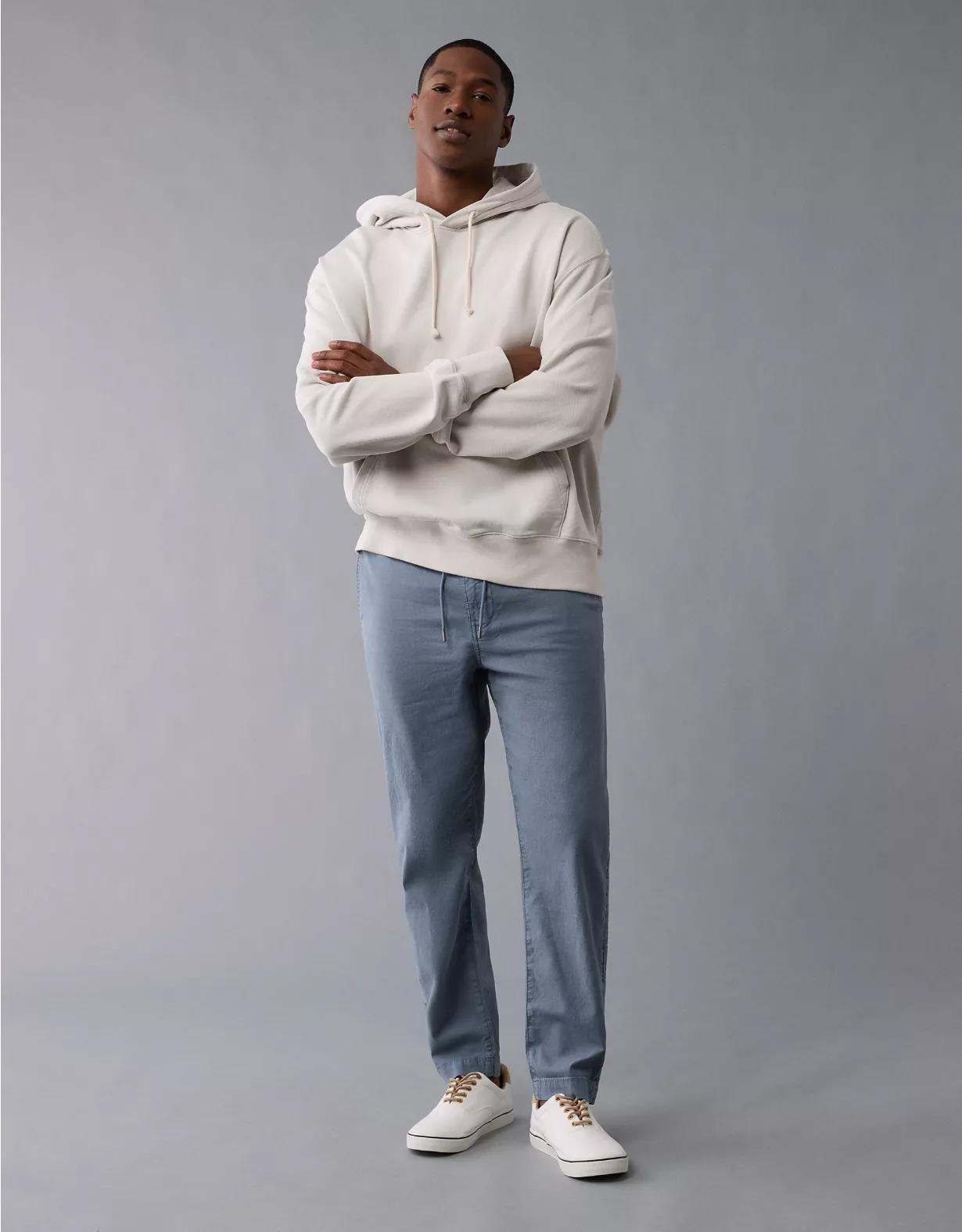 AE Flex Linen-Blend Athletic Fit Pull-On Pant Product Image
