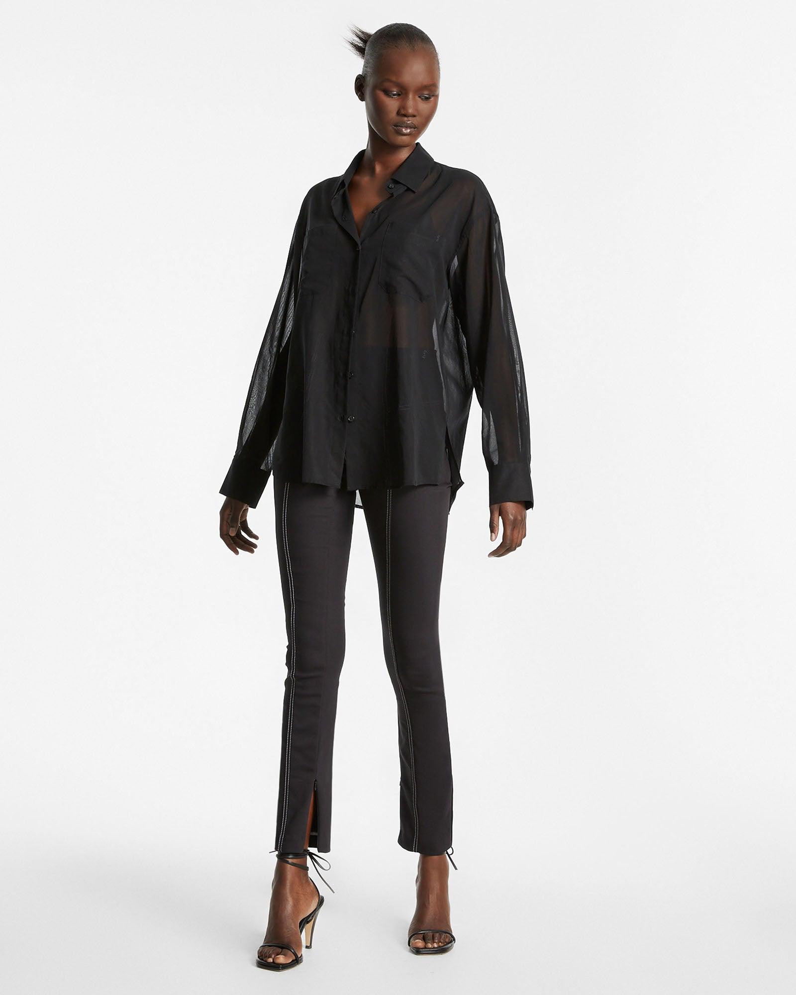 CHER LS SHIRT BLACK Female Product Image