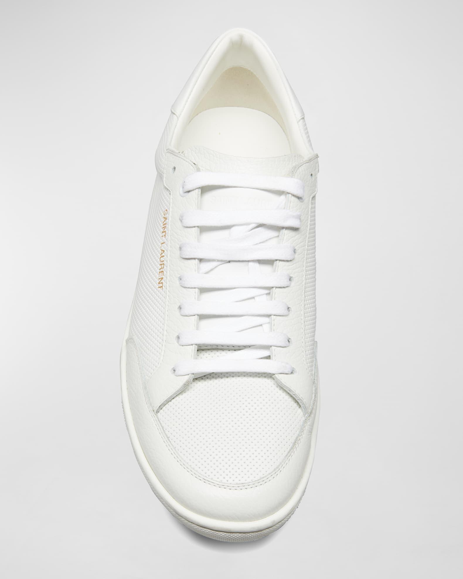 Men's SL/06 Signature Perforated Leather Low-Top Sneakers Product Image