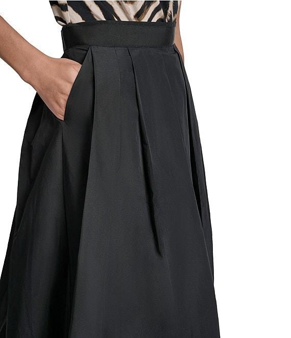 DKNY by Donna Karan Taffeta Bubble Midi Skirt Product Image