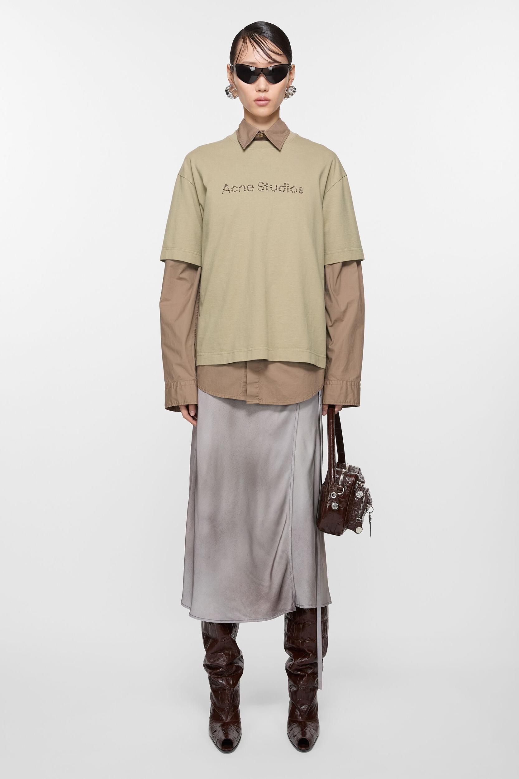 Satin wrap skirt Product Image