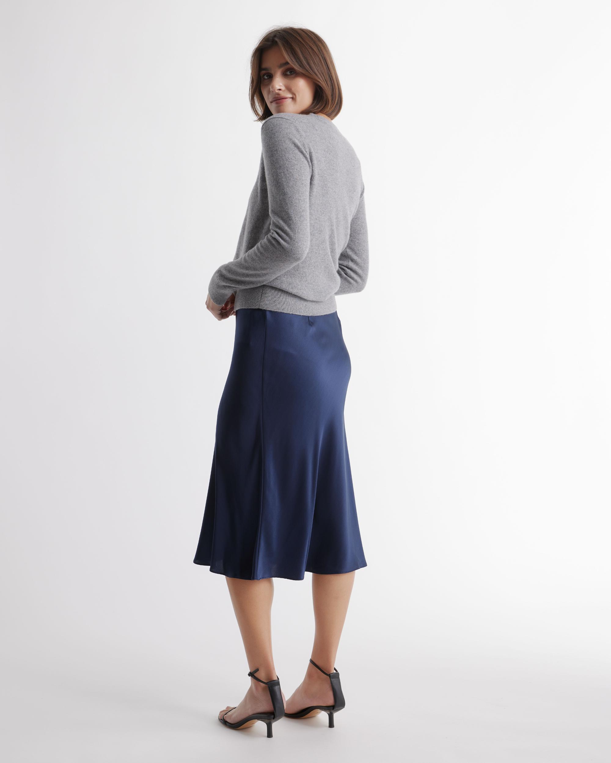 Quince | Women's 100% Washable Silk Skirt Product Image