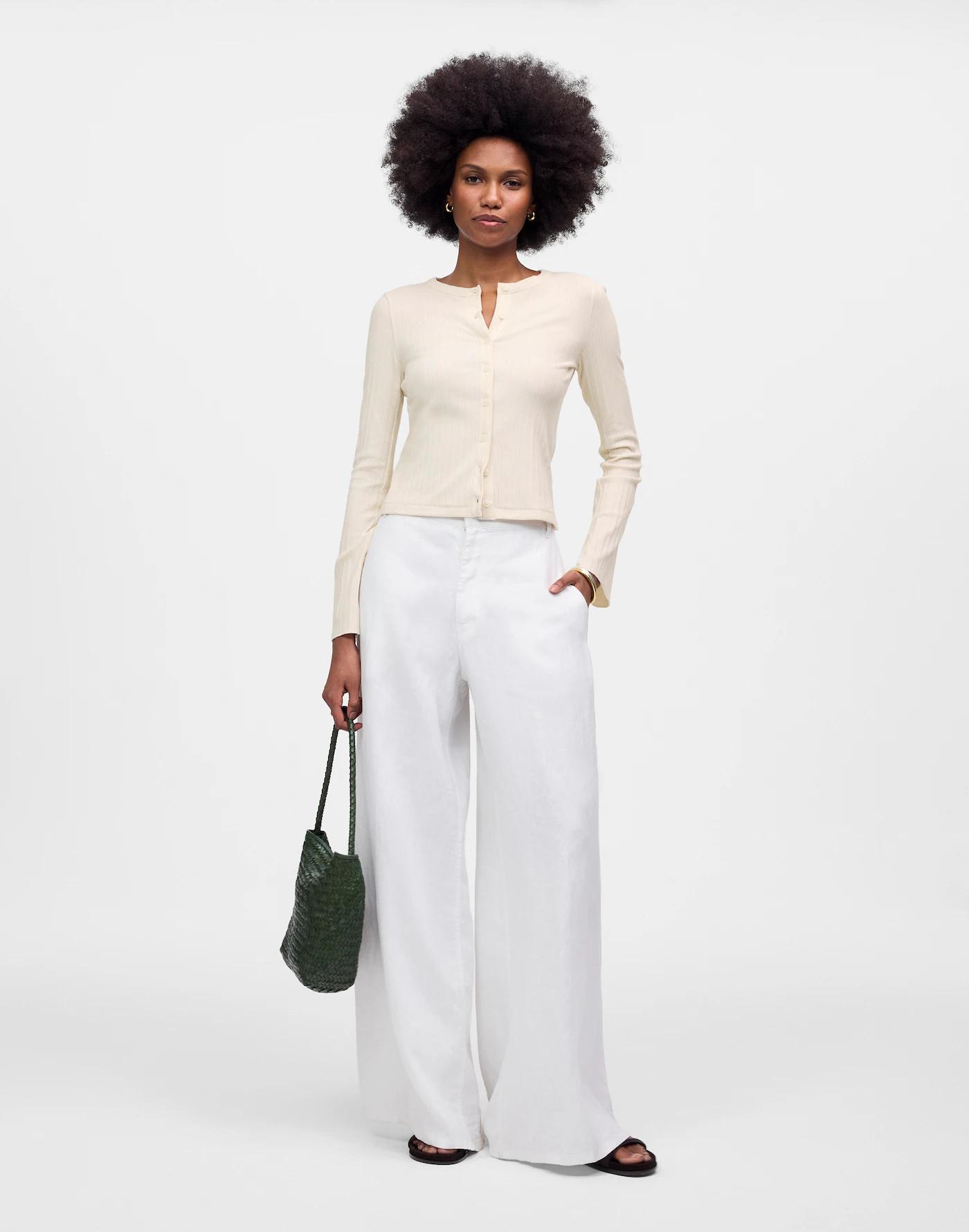 Flared-Sleeve Cardigan Product Image