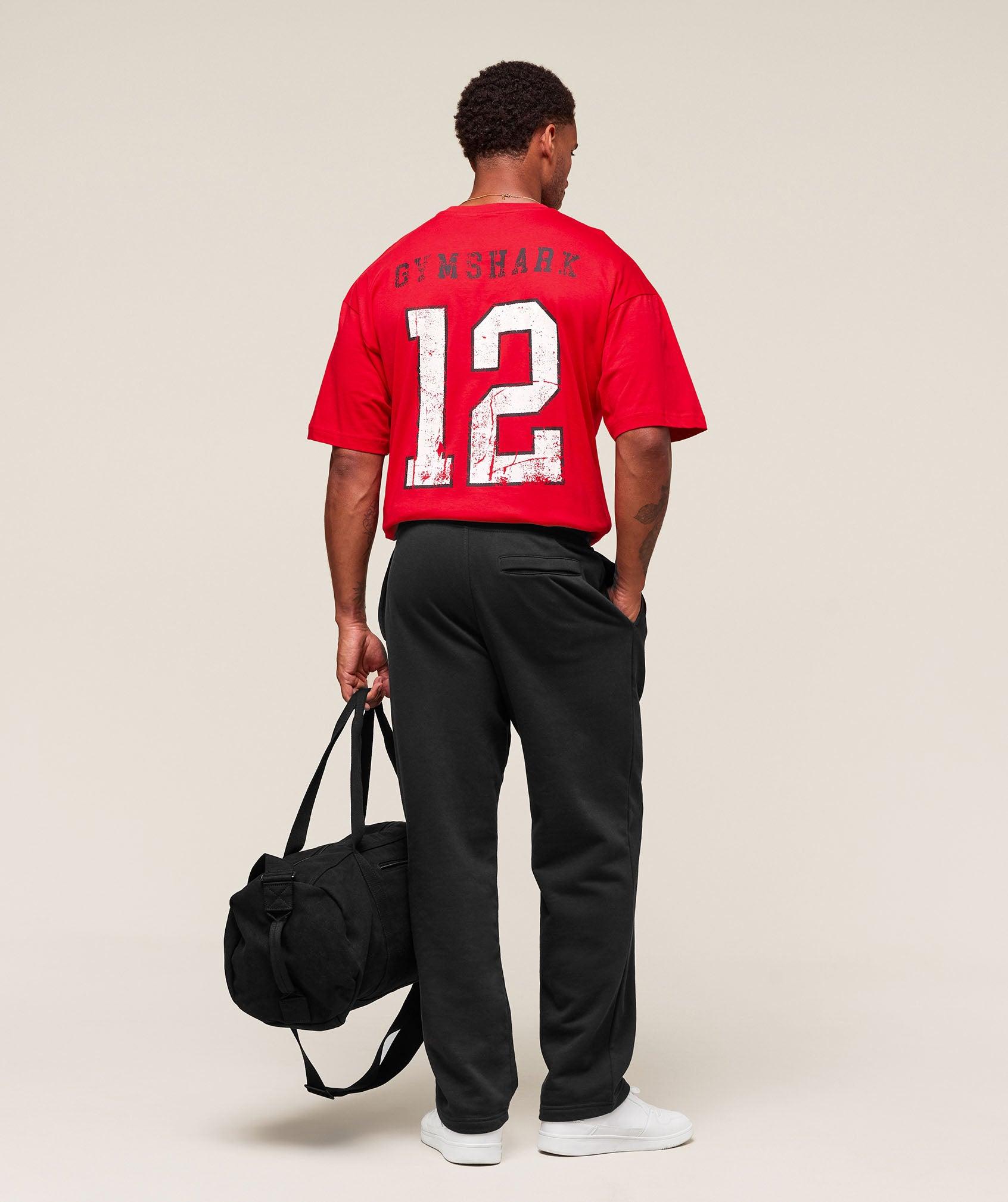 Gymshark Campus T-Shirt - Athletic Red Male Product Image