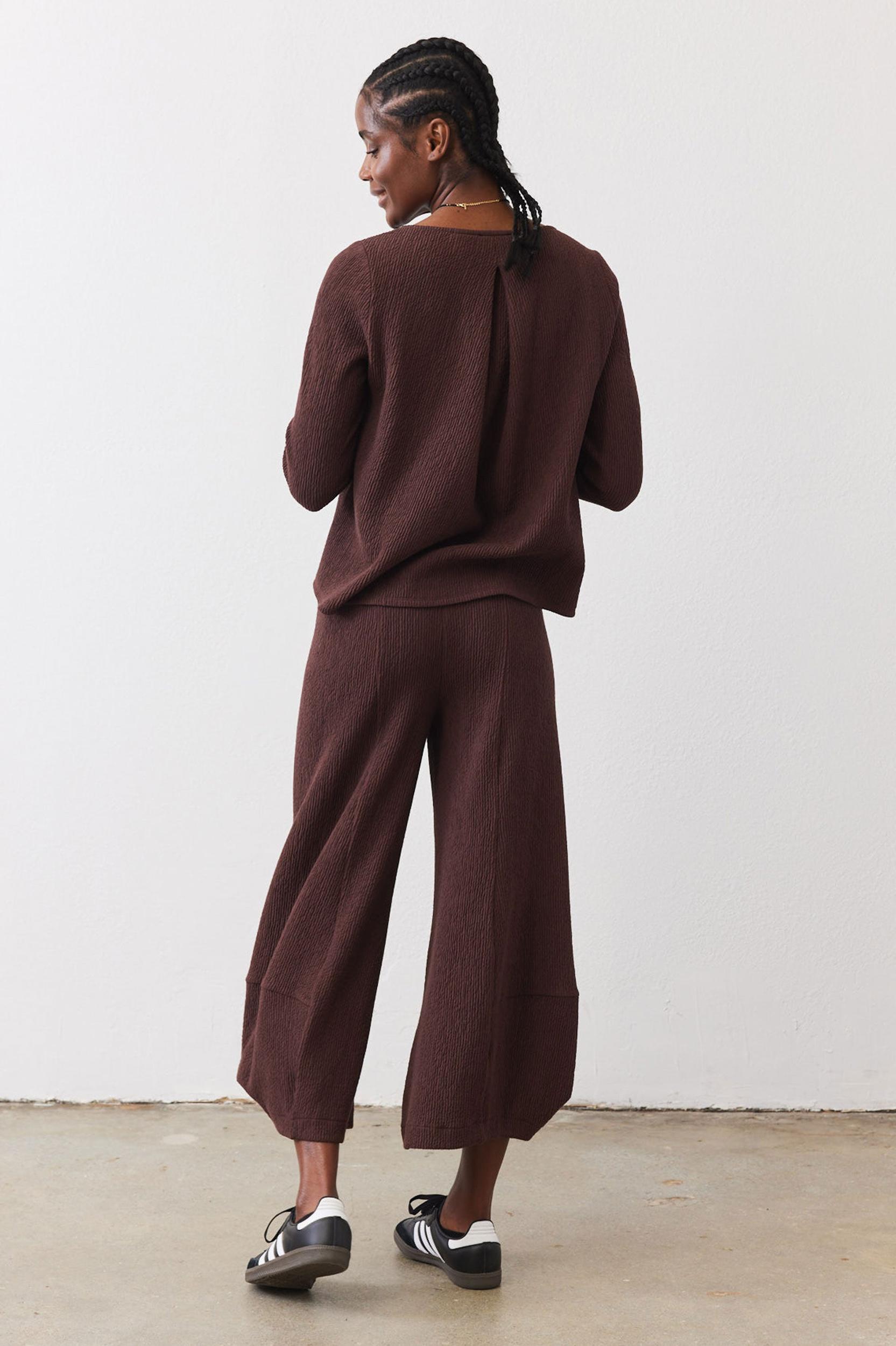 Not Your Average Wide Leg Jacquard Pants Product Image