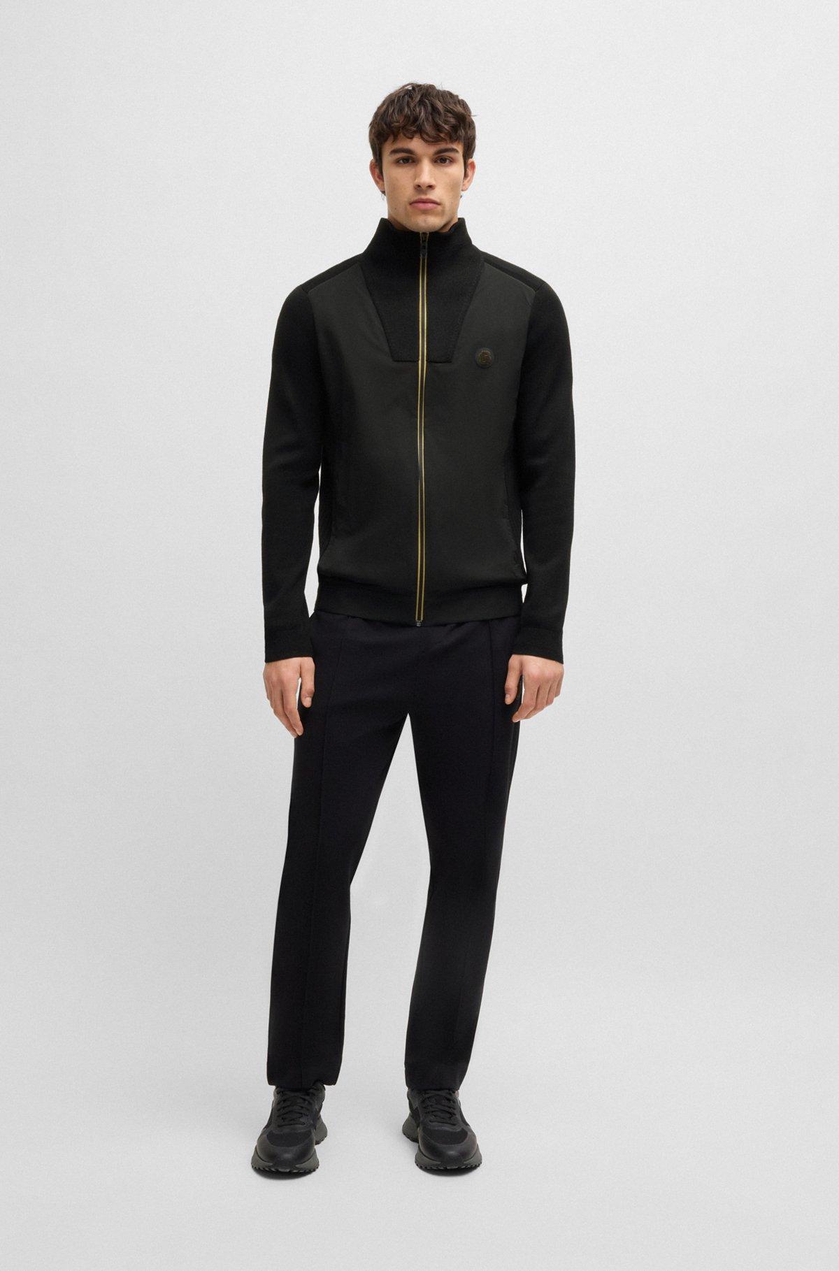 Knitted jacket with Double B monogram Product Image