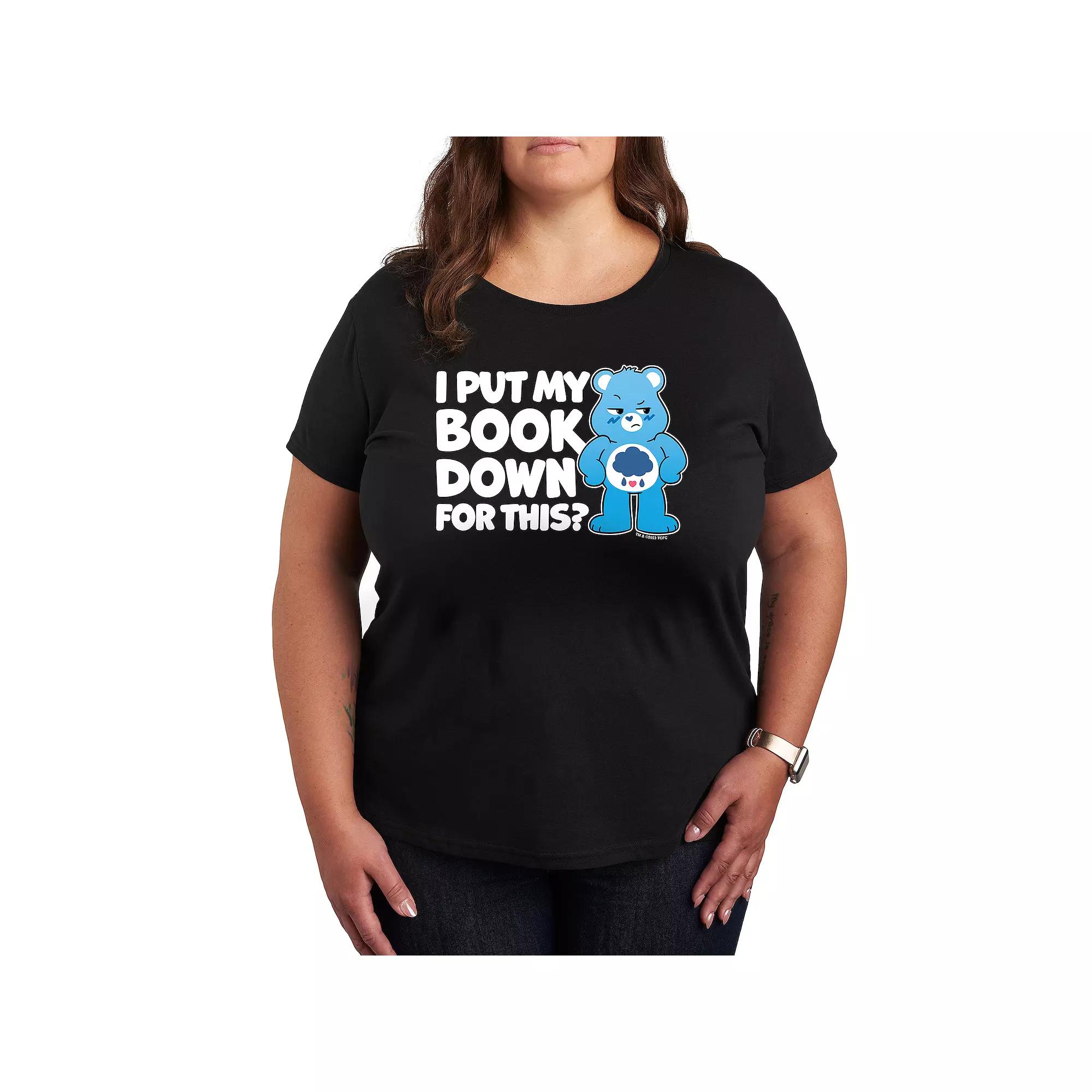 Plus Care Bears I Put My Book Down Graphic Tee, Women's,  Product Image