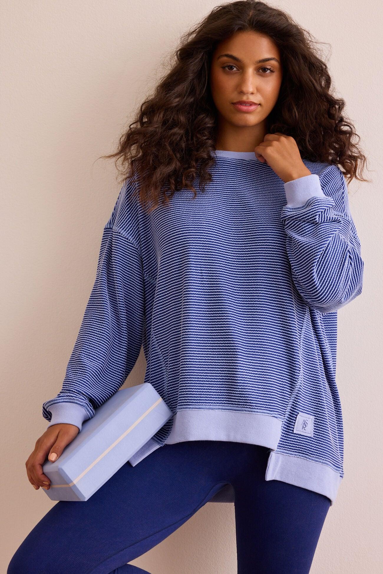 Dig Deep Striped Crewneck Product Image