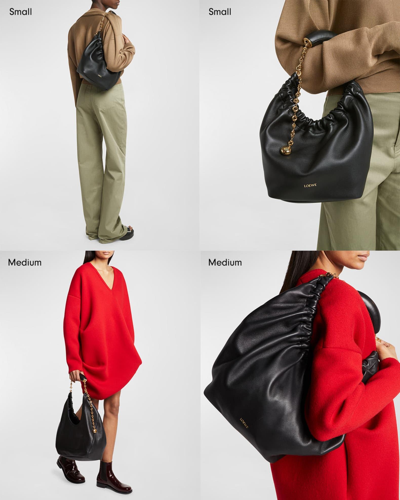 Squeeze Small Shoulder Bag in Napa Leather Product Image
