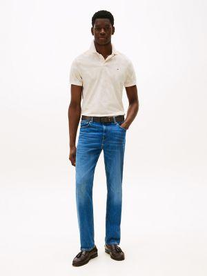 Regular Fit Allover Leaf Print Polo Product Image