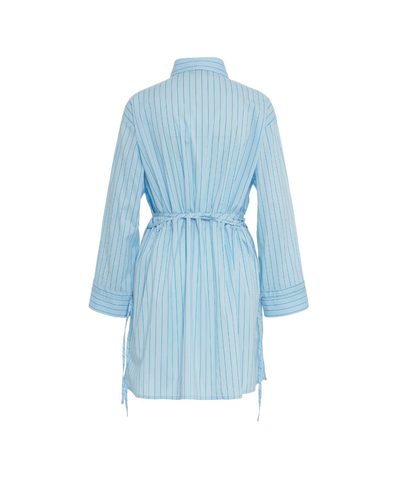 Striped blouse dress Product Image