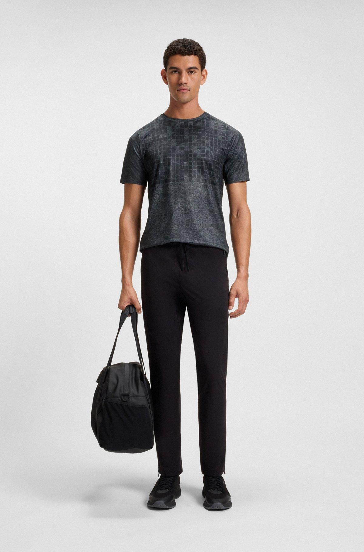 Slub-cotton T-shirt with logo detail Product Image