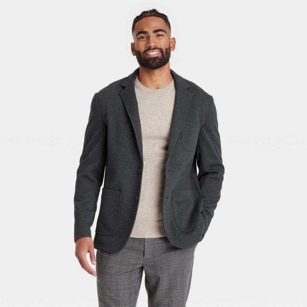 Men's Comfort Wear Knit Blazer - Goodfellow & Co™ M: Midweight, Standard Fit, 4 Pockets Product Image