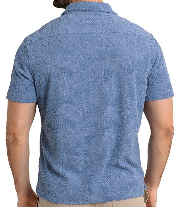 Southern Tide Crystal Beach Terry Short Sleeve Woven Camp Shirt Product Image