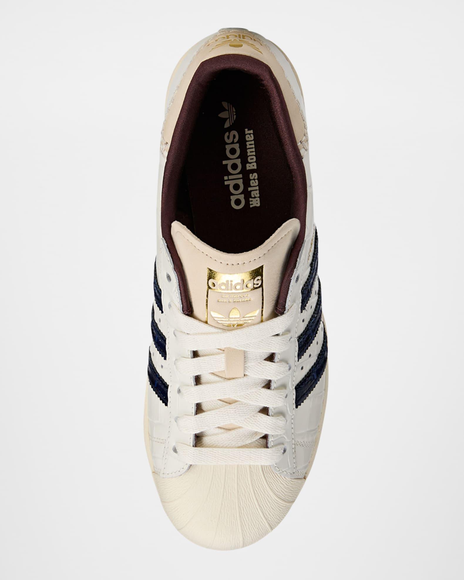 x Wales Bonner Men's Superstar Croc-Effect Low-Top Sneakers Product Image