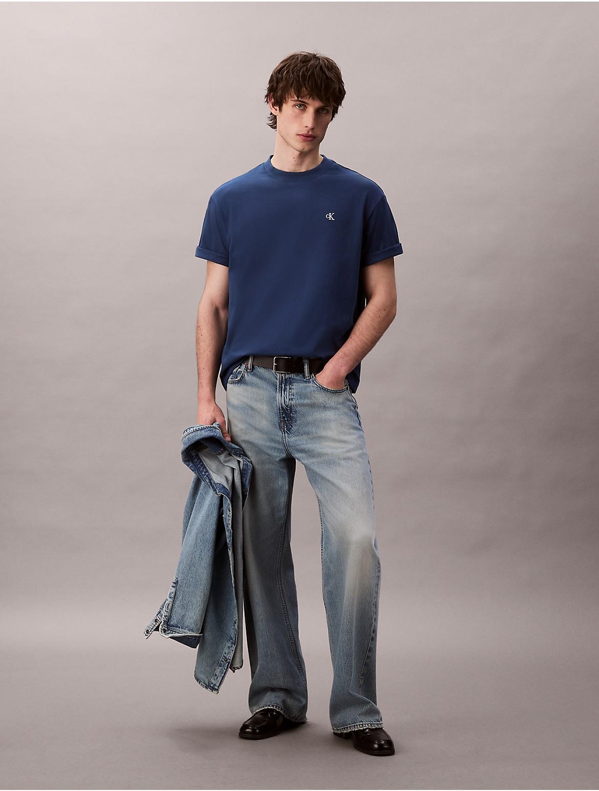 Calvin Klein Mens Archive Logo Relaxed Crewneck T-Shirt Product Image