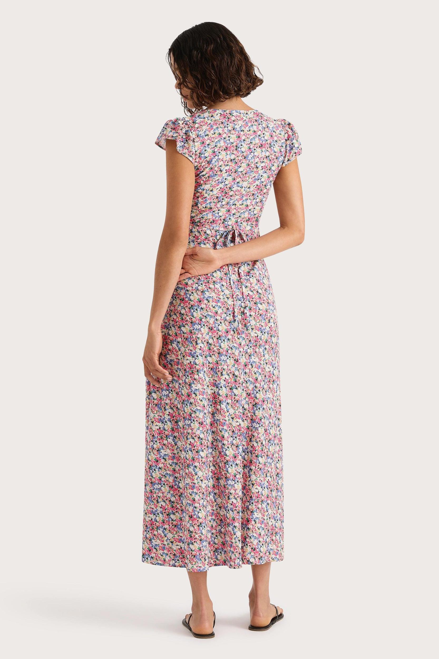 Esson Midi Dress Valerie Floral Multi - Final Sale Product Image