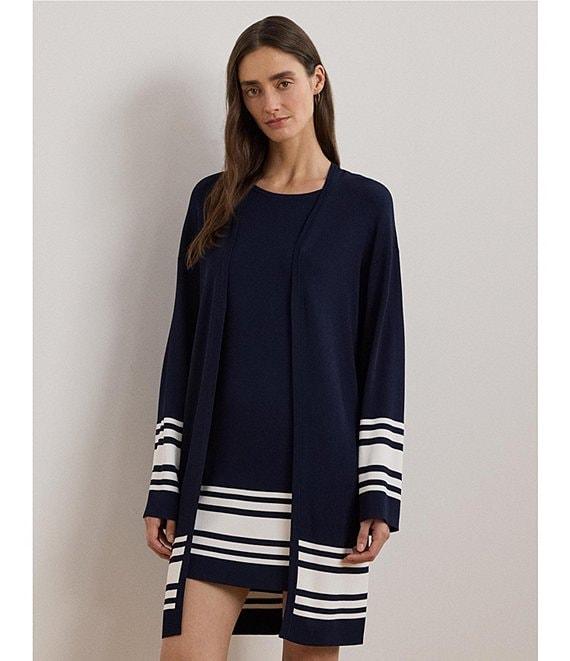 Lauren Ralph Lauren Coordinating Two-Tone Long Cardigan Product Image