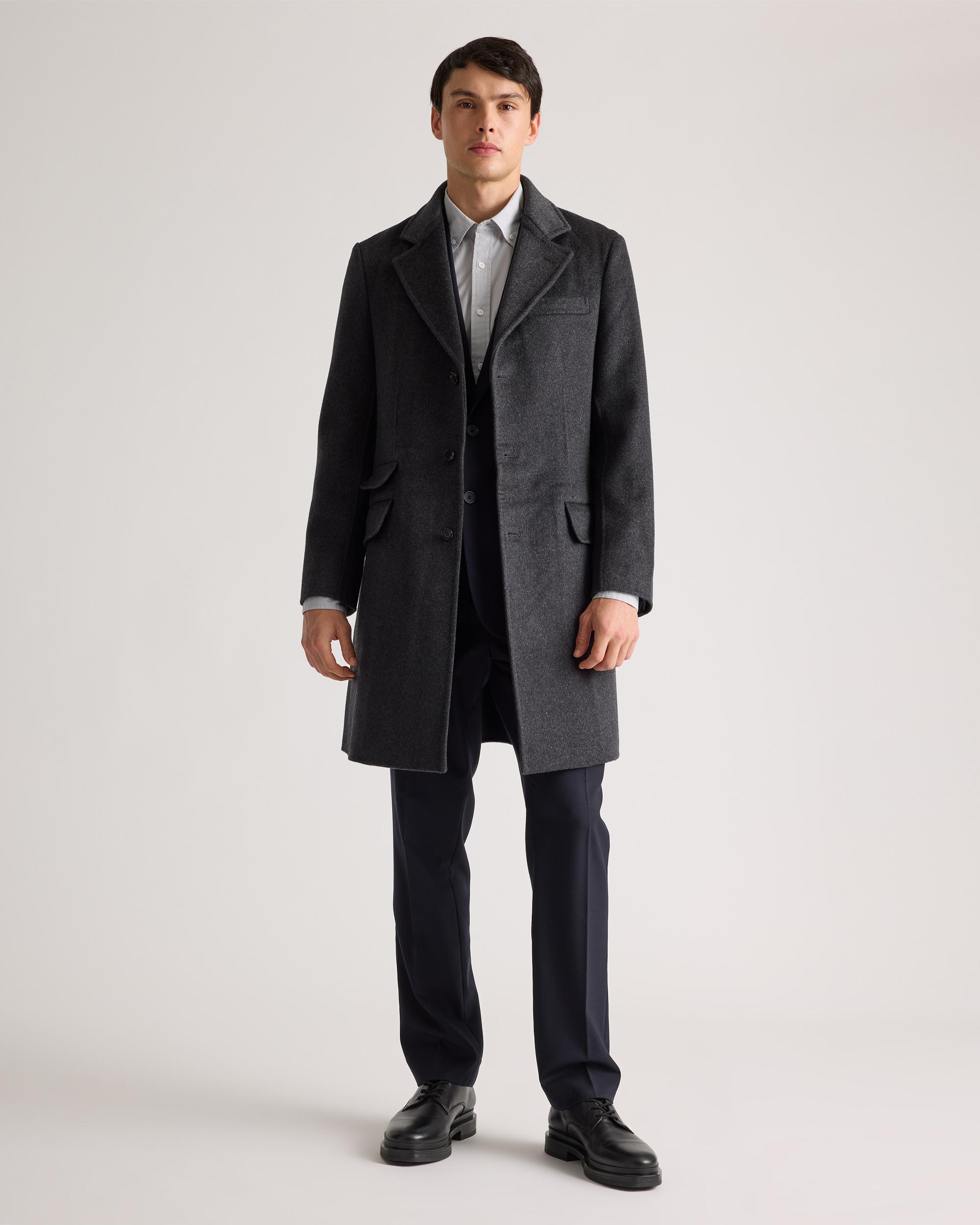 Quince | Men's 100% Mongolian Cashmere Double-Faced Overcoat Product Image